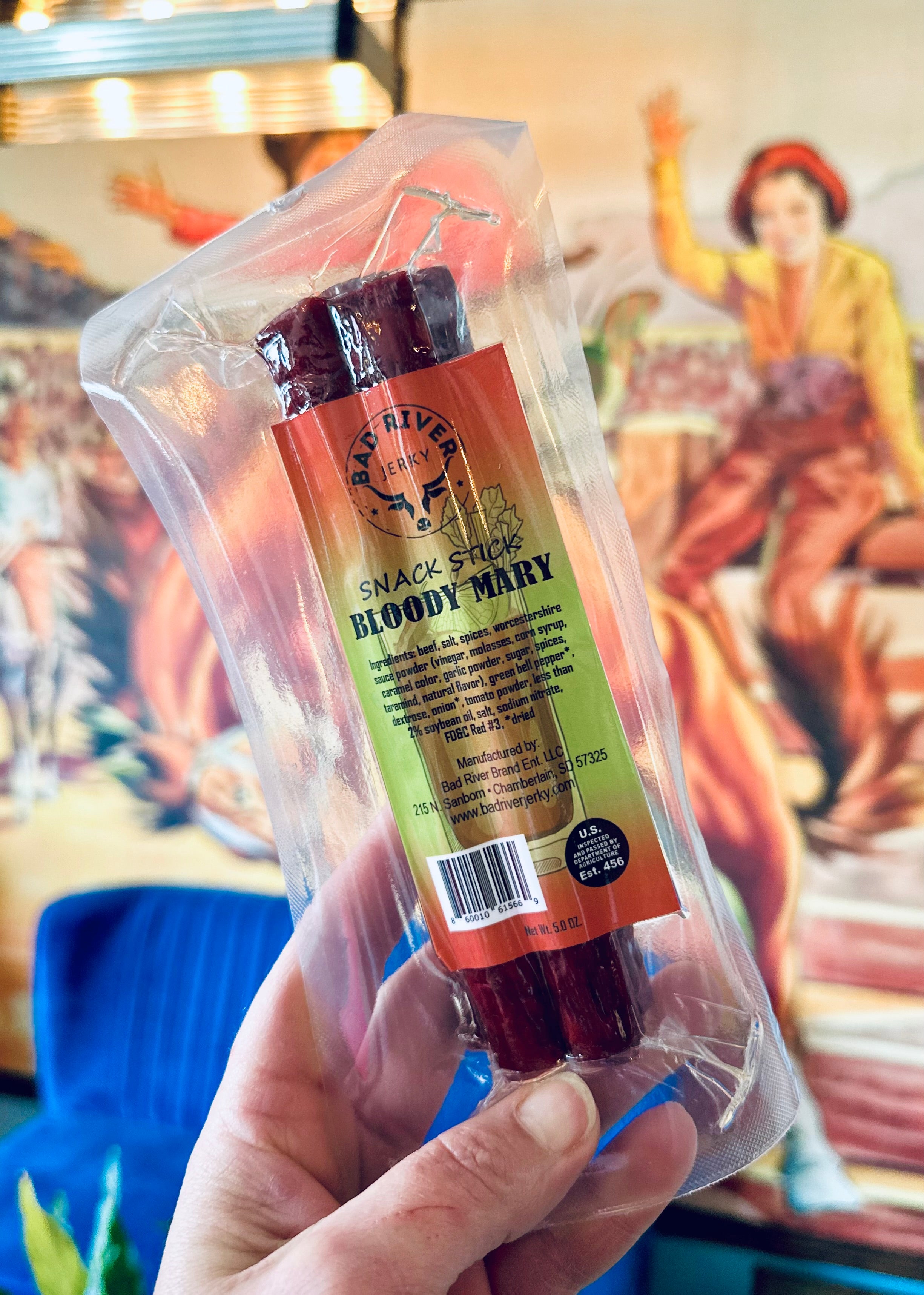 Bloody Mary beef snack sticks – savory spiced high-protein snack