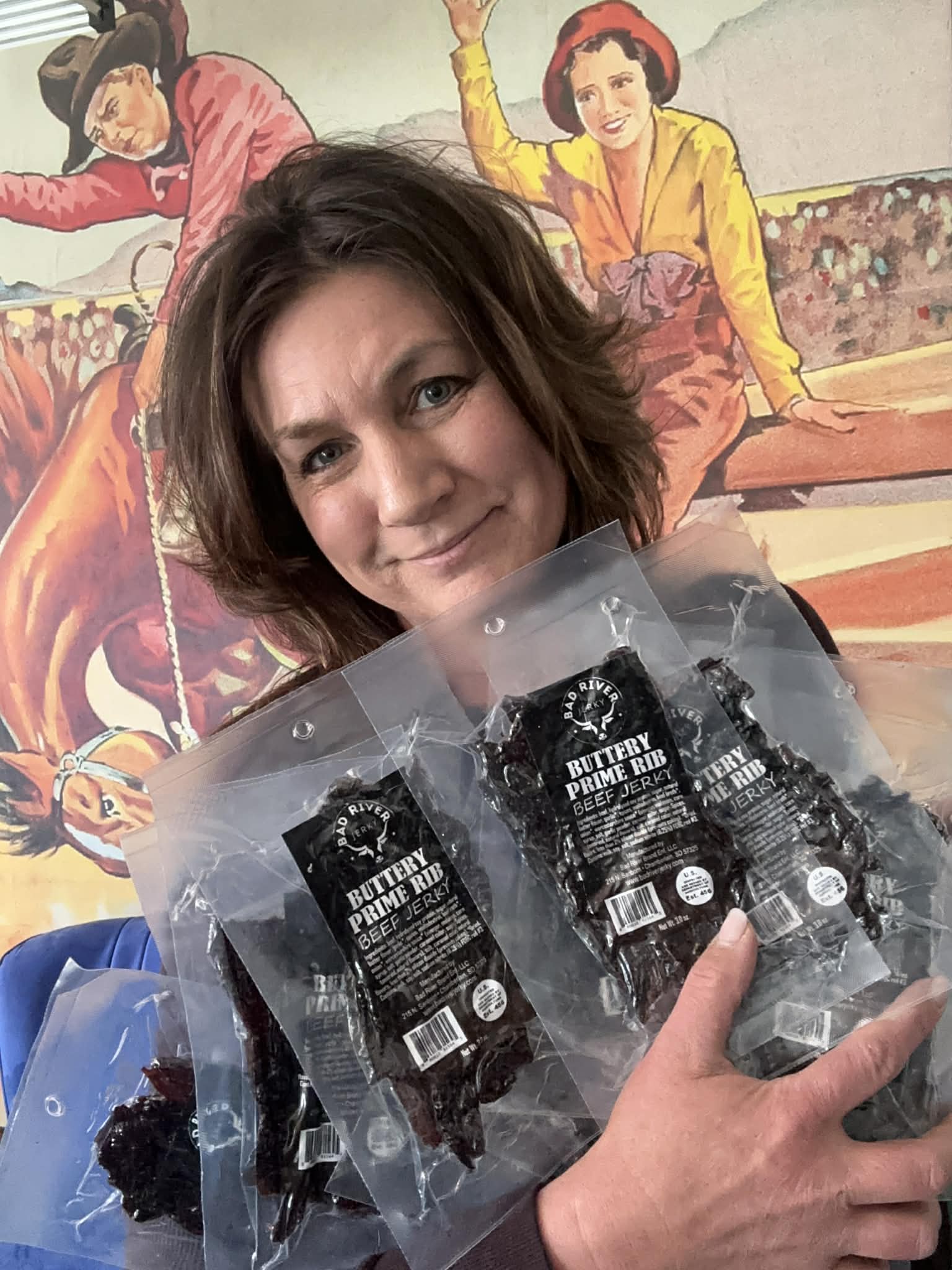 Buttery Prime Rib beef jerky pieces – packaged gourmet jerky product