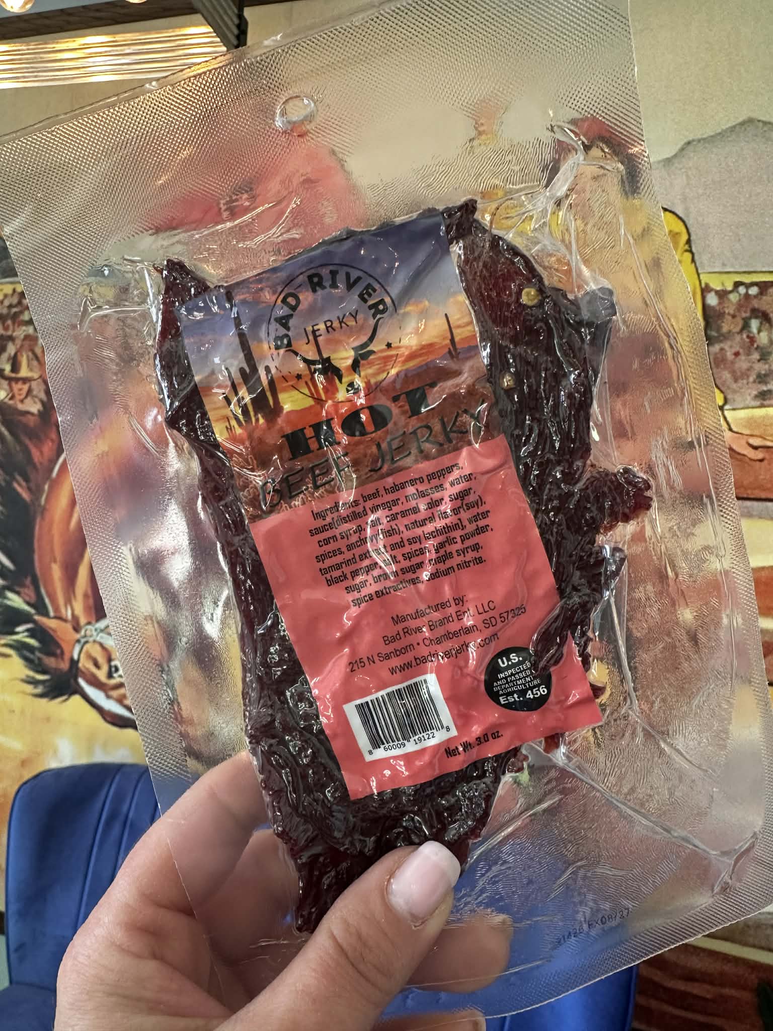 Habanero beef jerky pieces – bold spicy high-protein beef snack