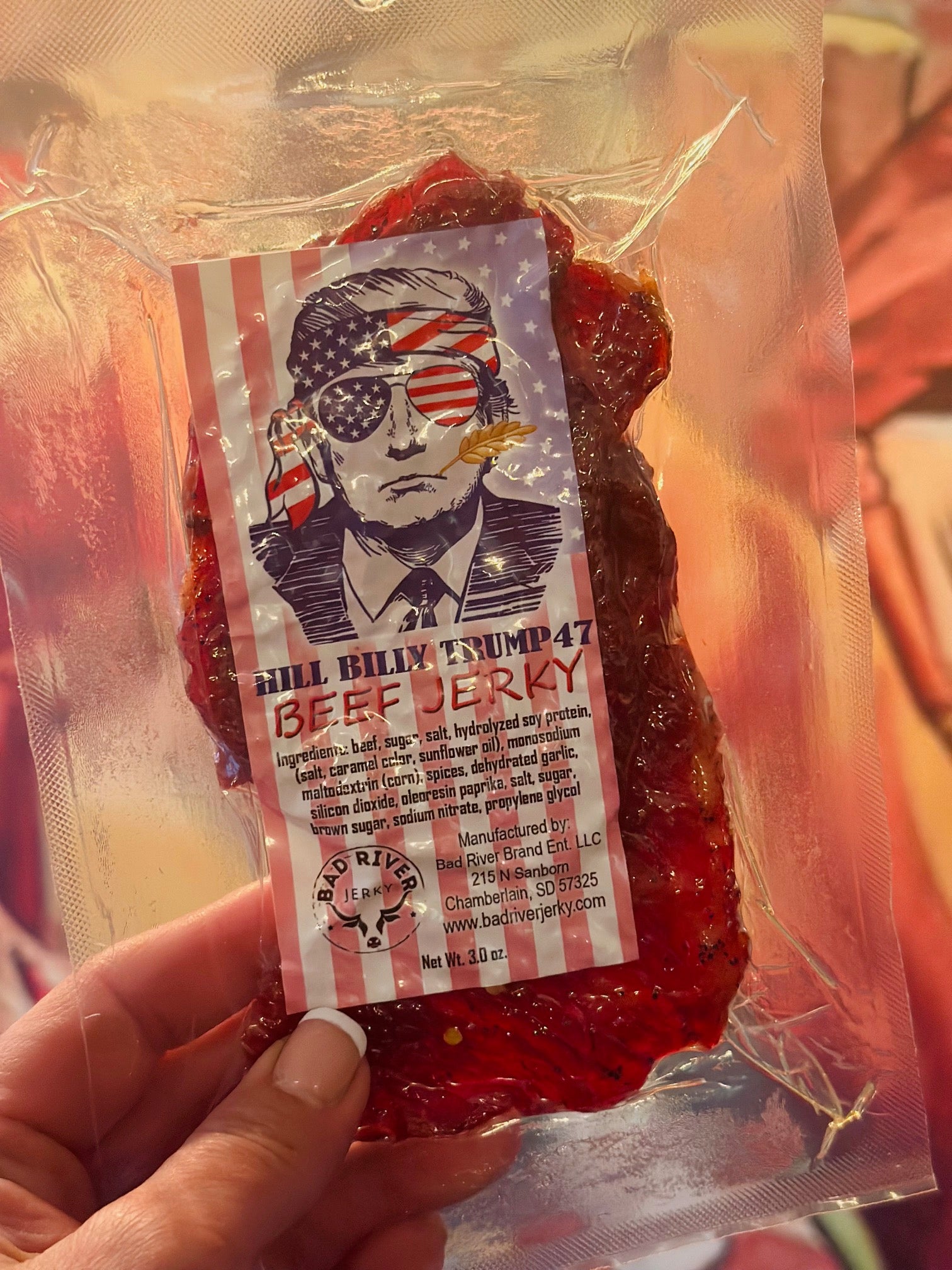 Mesquite beef jerky pieces – rich, savory high-protein beef snack