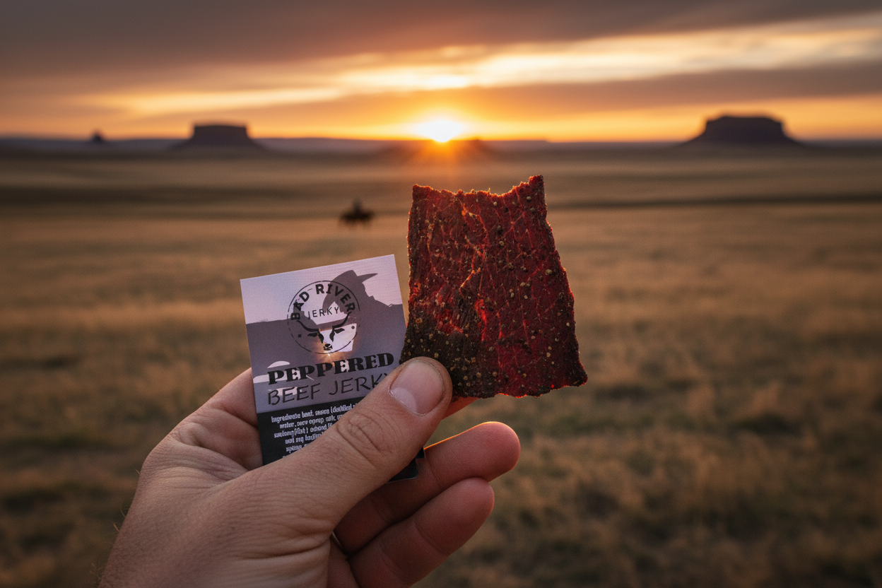 Prairie Sunset Scene