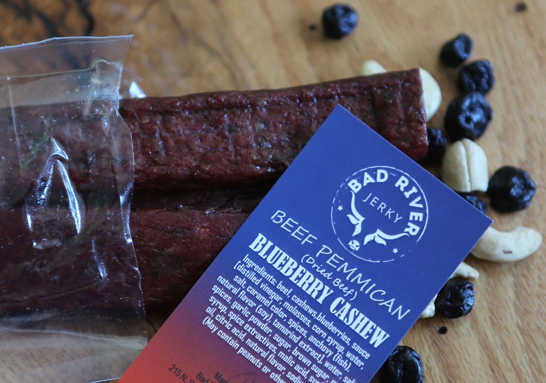 Blueberry cashew pemmican – sweet and nutty energy snack