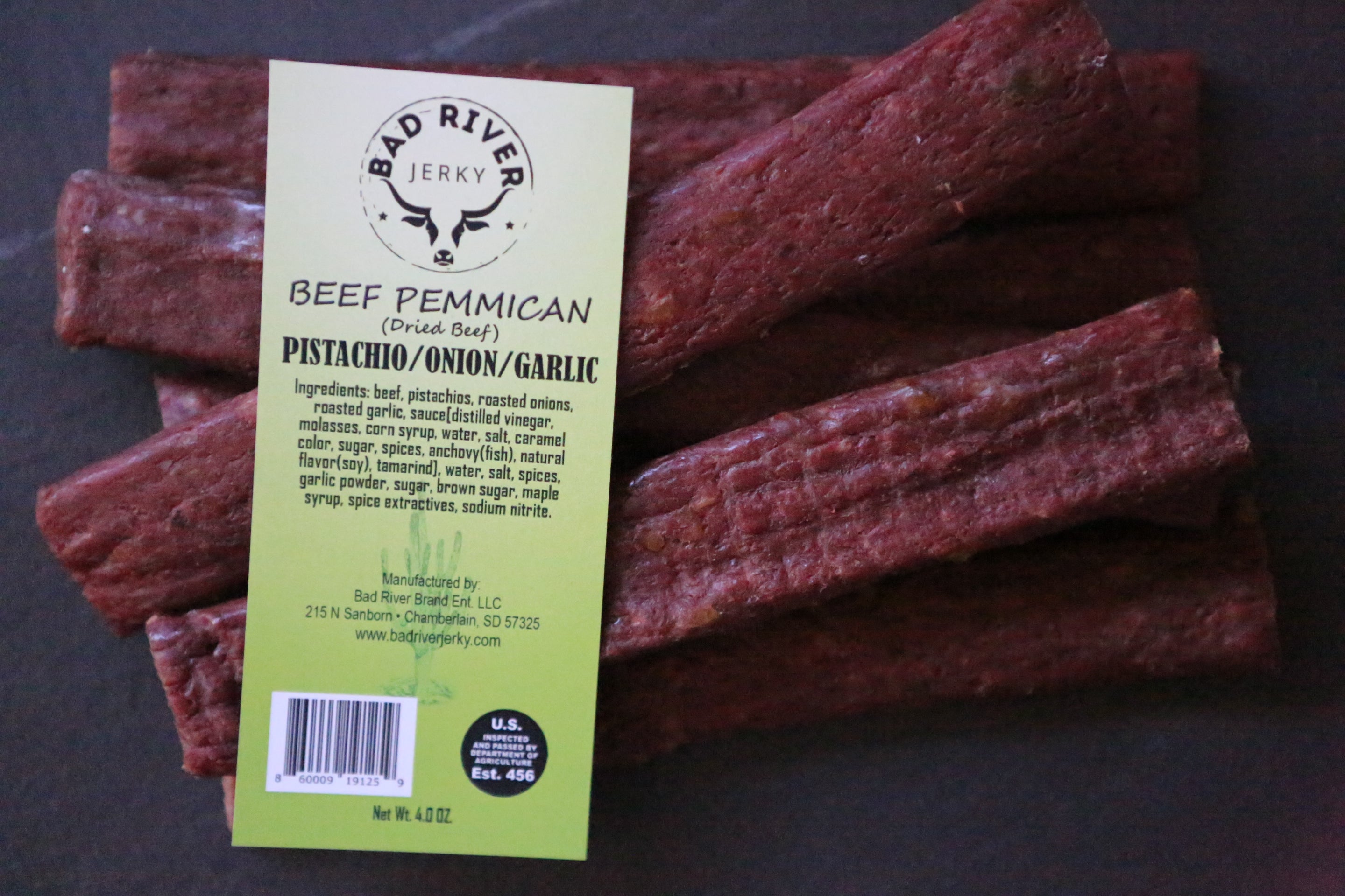 Pistachio onion garlic pemmican – savory high-protein energy snack
